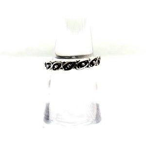 Vintage Silver Evil Eye Ring Size 6 Women's Jewelry